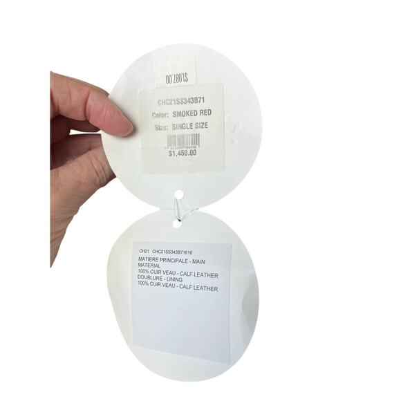 Chloe | NWT Darryl Clutch Smoked Red w/Dust Bag - Picture 5 of 10